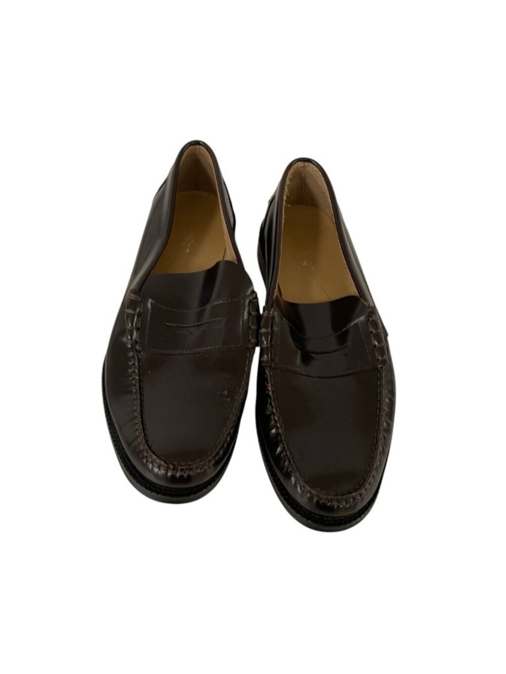 Zara Origins Mens Penny Loafers Dress Shoes Burgundy EU 42 US 9 2692/420 NWT